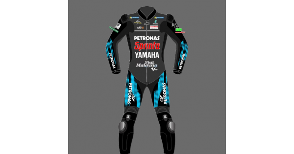 FABIO QUARTARARO YAMAHA PETRONAS RACING SUIT Leather Motorbike Suit 2021